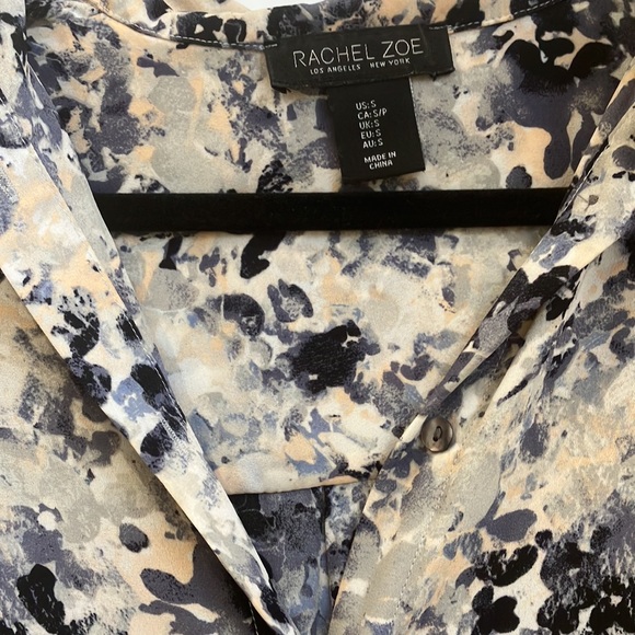 2/$40 RACEL ZOE watercolour blouse - Picture 2 of 3